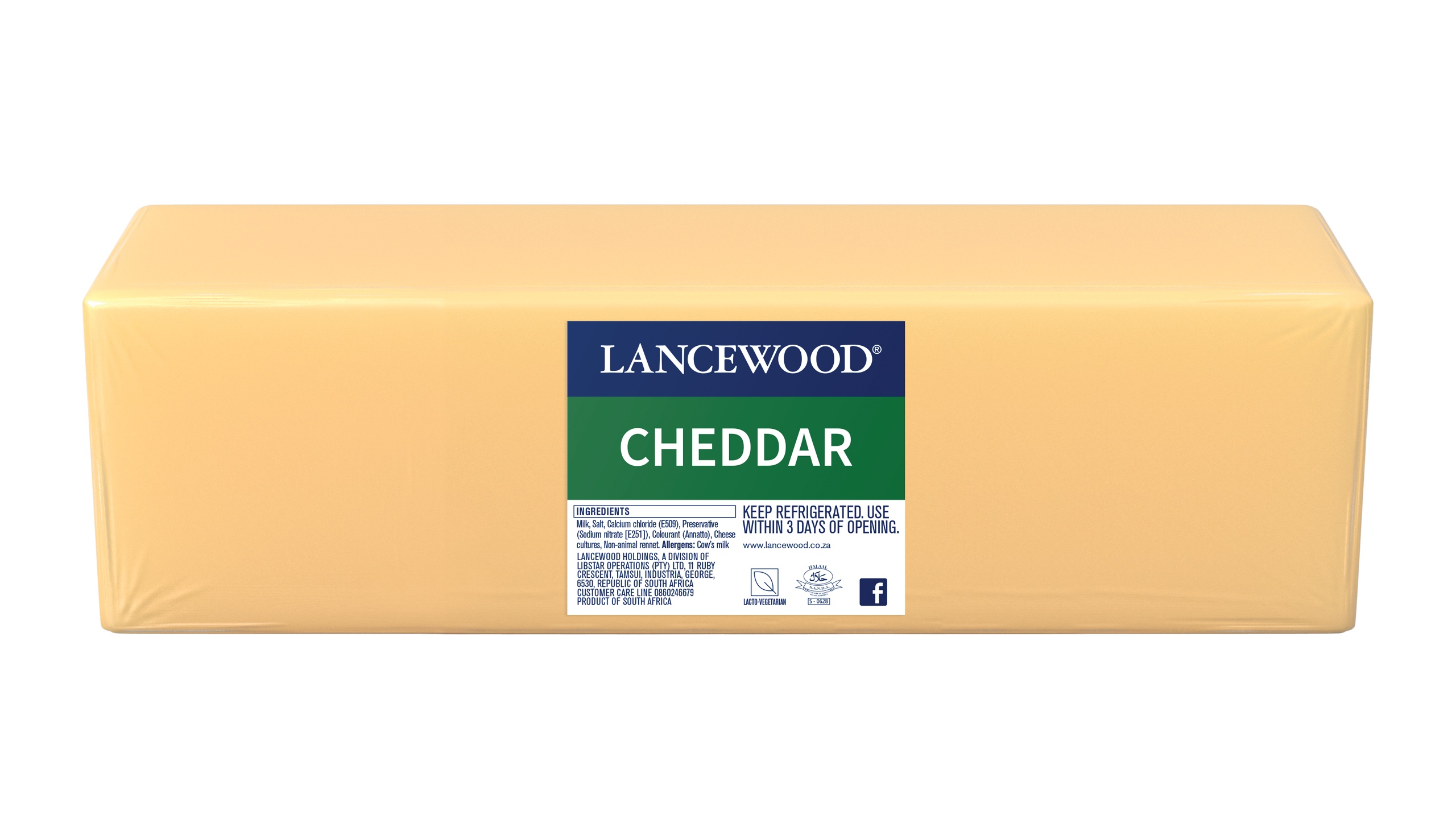Lancewood Cheese Cheddar Loaf 1kg
