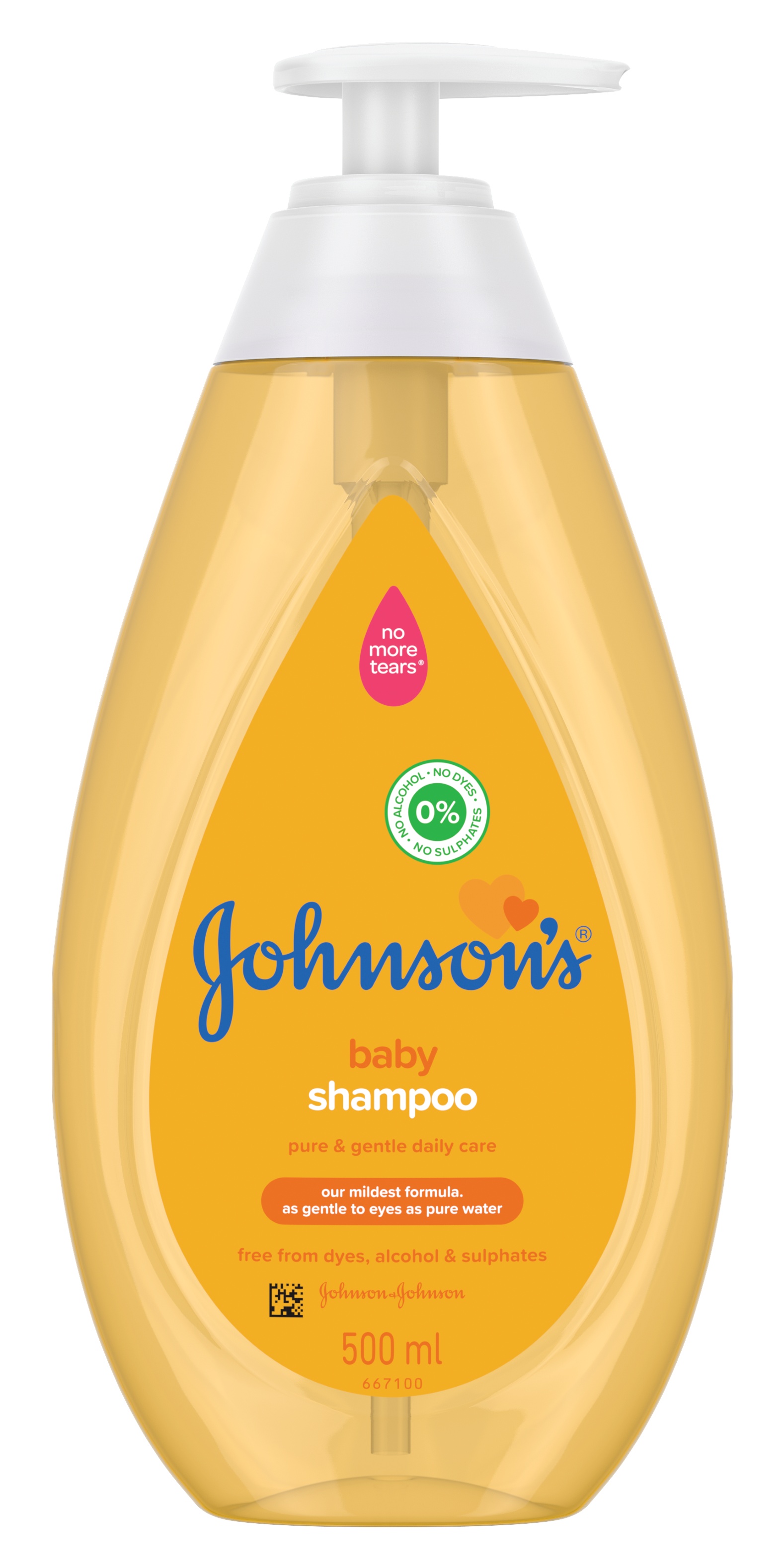 J&J Baby Shampoo 3-In-1 Wash 500ml