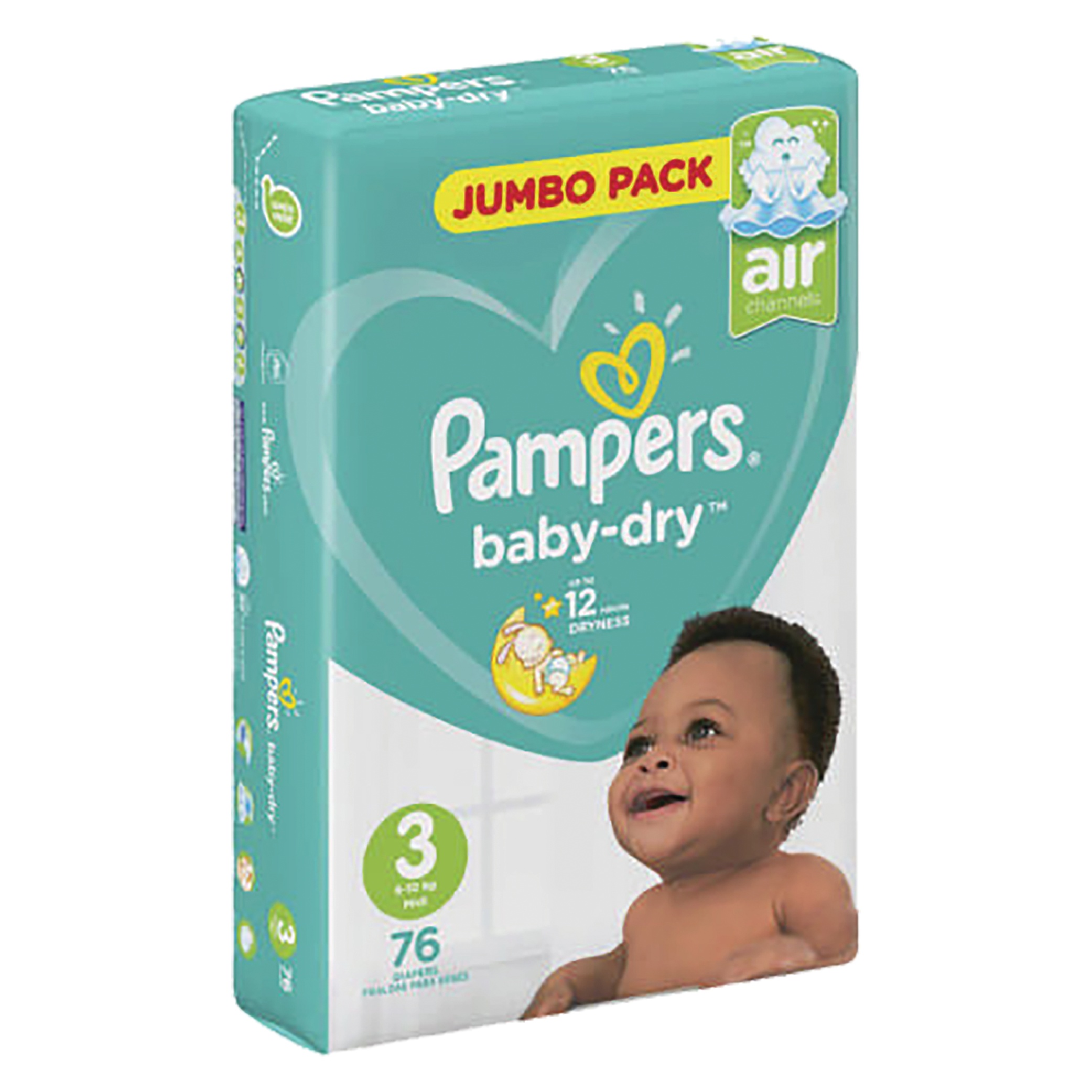 Pampers Nappies Act Baby Jp Maxi 66s