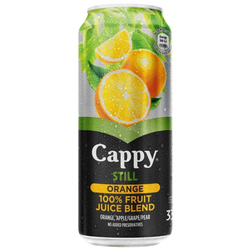 Cappy Juice Can Orange 330ml