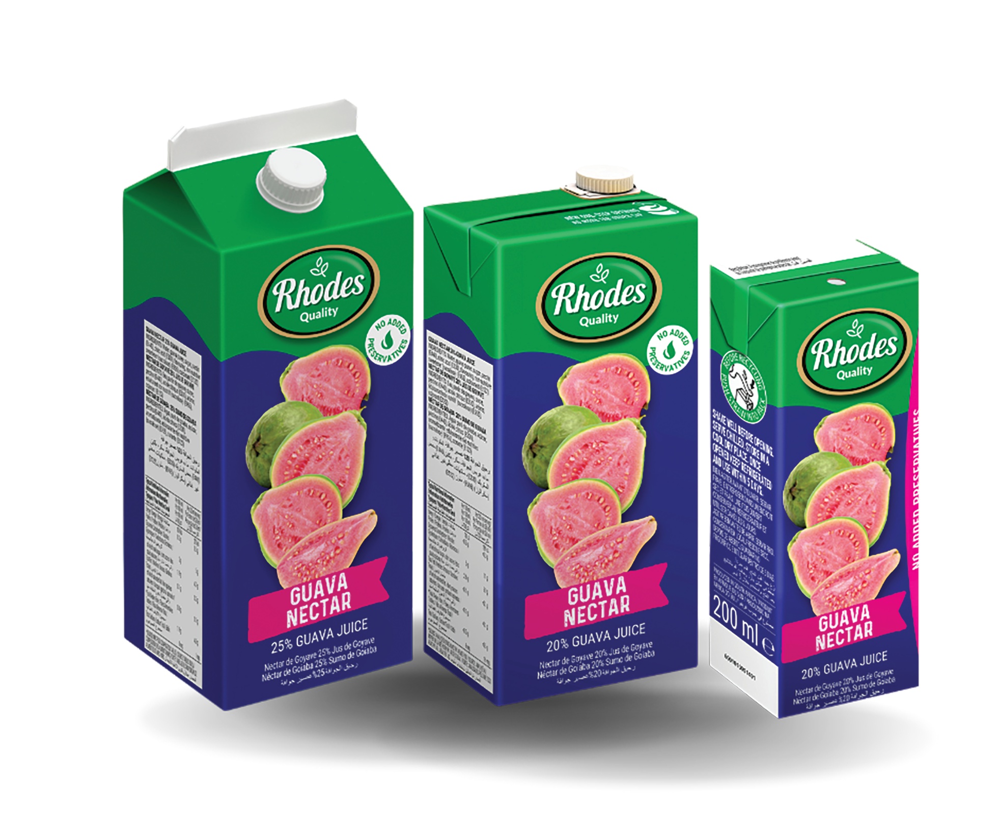 Rhodes Juice Fruit Nectar Apple 6 X 200ml