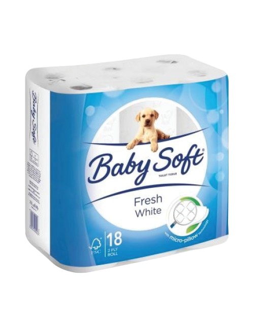 Baby Soft Toilet Paper 2 Ply 1'S