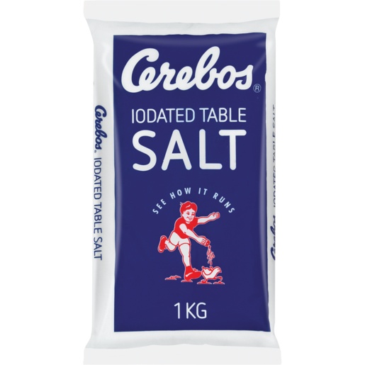 Cerebos Salt Table Poly Iodated 500g