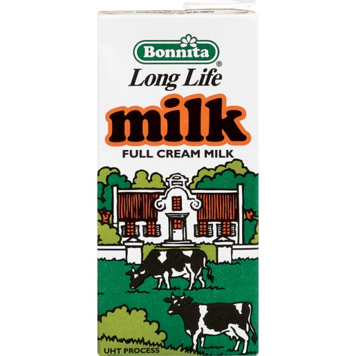 Bonnita Milk Long Life Uht Full Cream 10 X 500ml