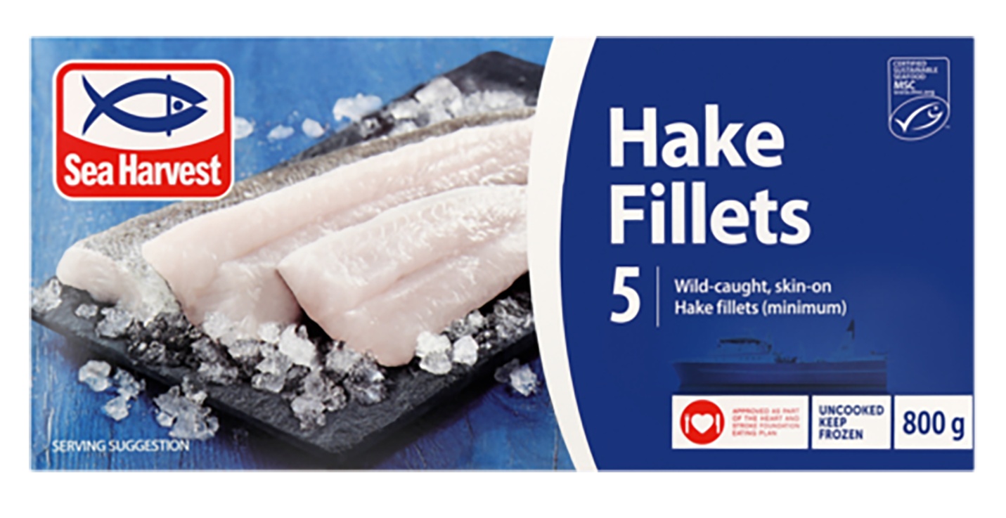 Sea Harv Fish Hake Fillet Prime 800g