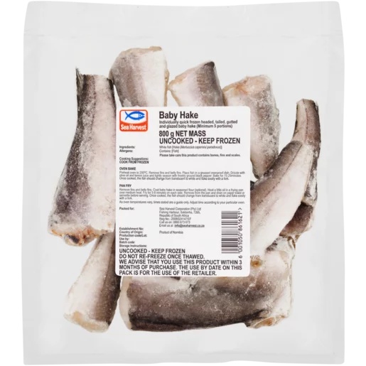 Sea Harv Fish Hake Baby 800g
