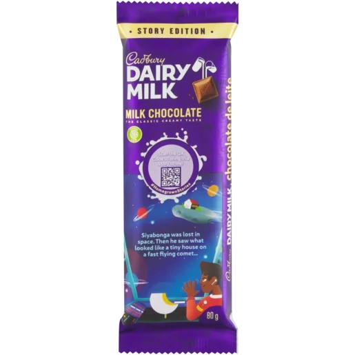 Cadbury Chocolate Slab Dairy Milk 80G