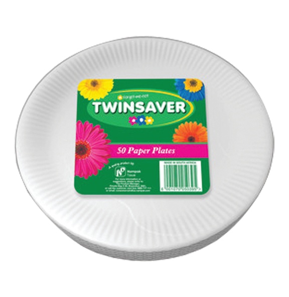 Twinsaver Paper Plates 50's