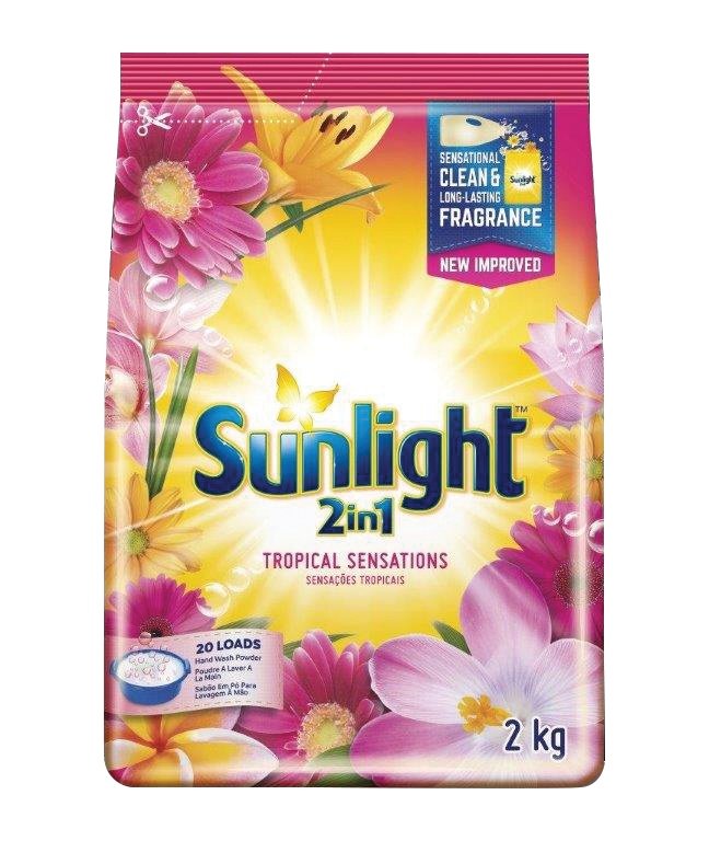 Sunlight Wash Powder Tropical 2Kg