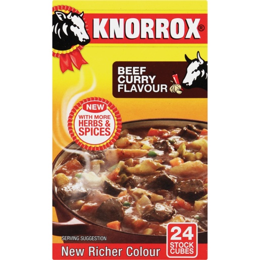 Knorrox Stock Cubes Beef Curry 12S