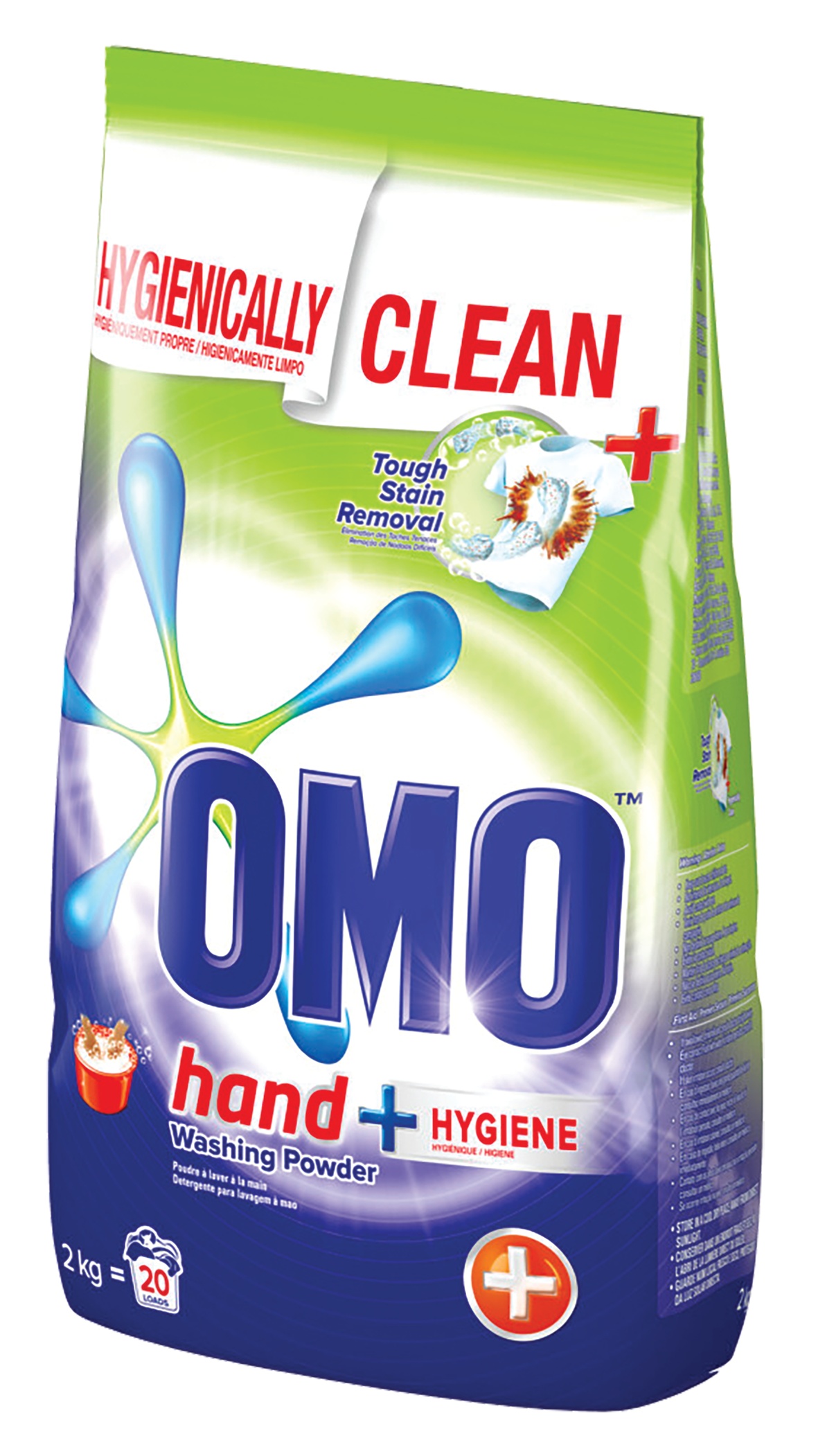 Omo Wash Powder Hand Hygiene 2Kg