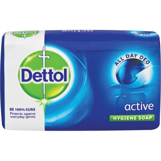 Dettol Bath Soap Bar Active 175g