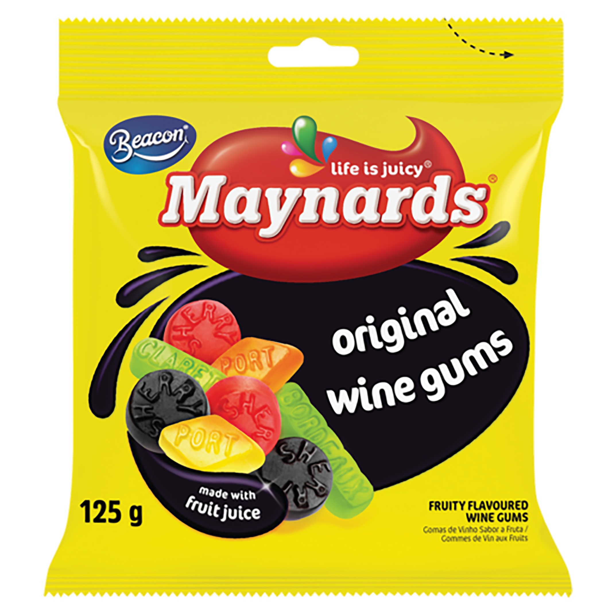 Maynards Jelly Mini Original Wine Gums 60G