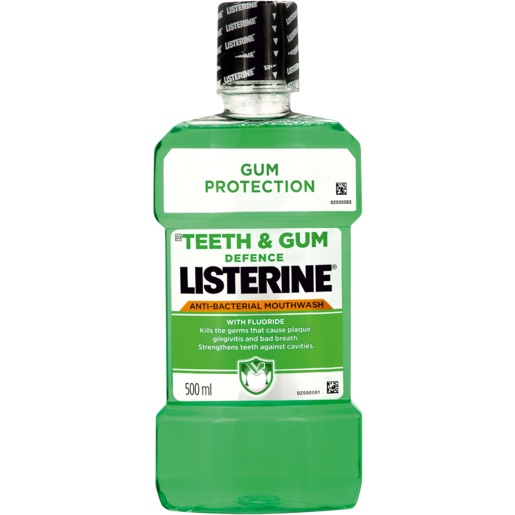 Listerine Mouth Wash Teeth & Gum Defense 500Ml