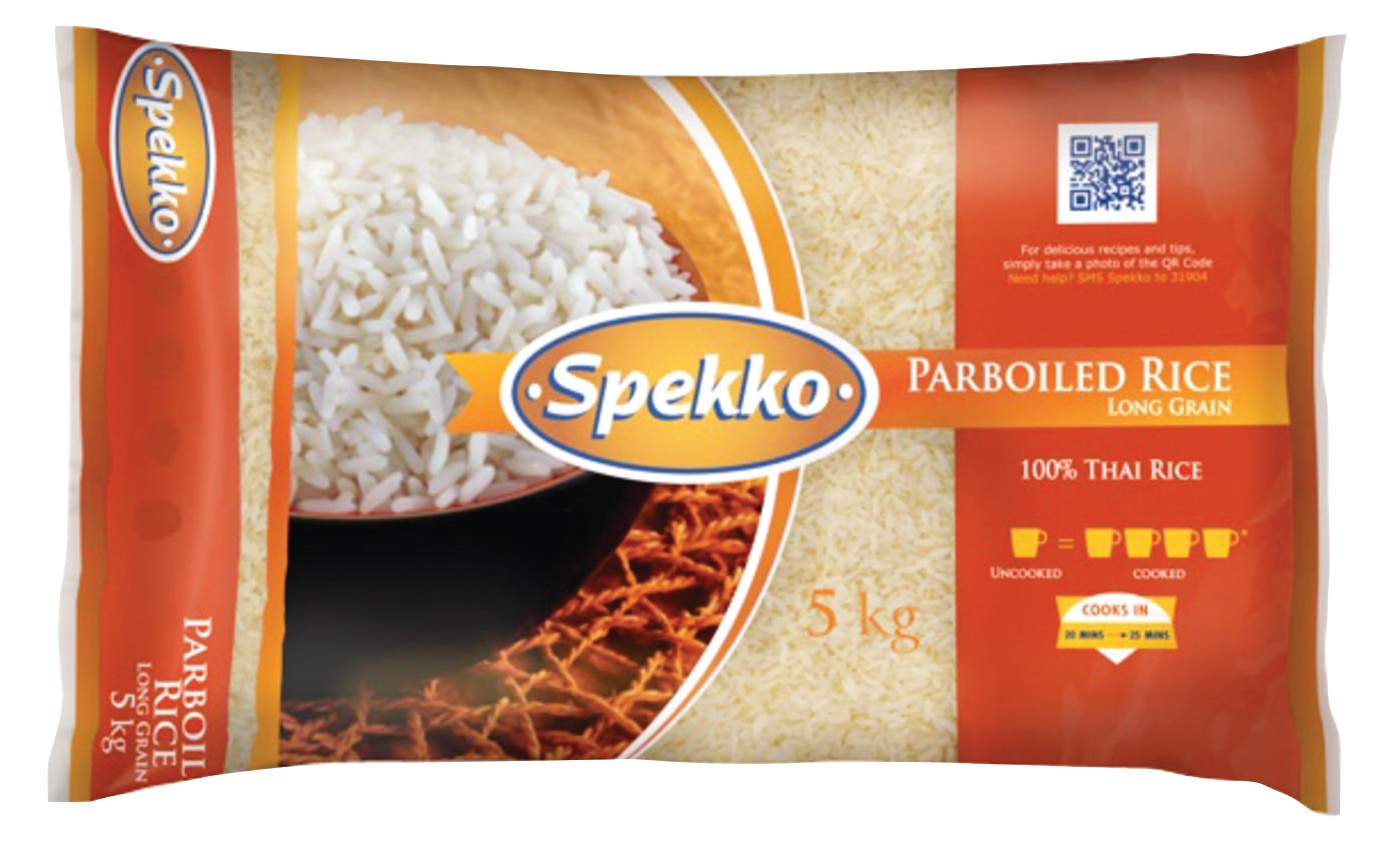 Spekko Rice Par Boiled 5Kg