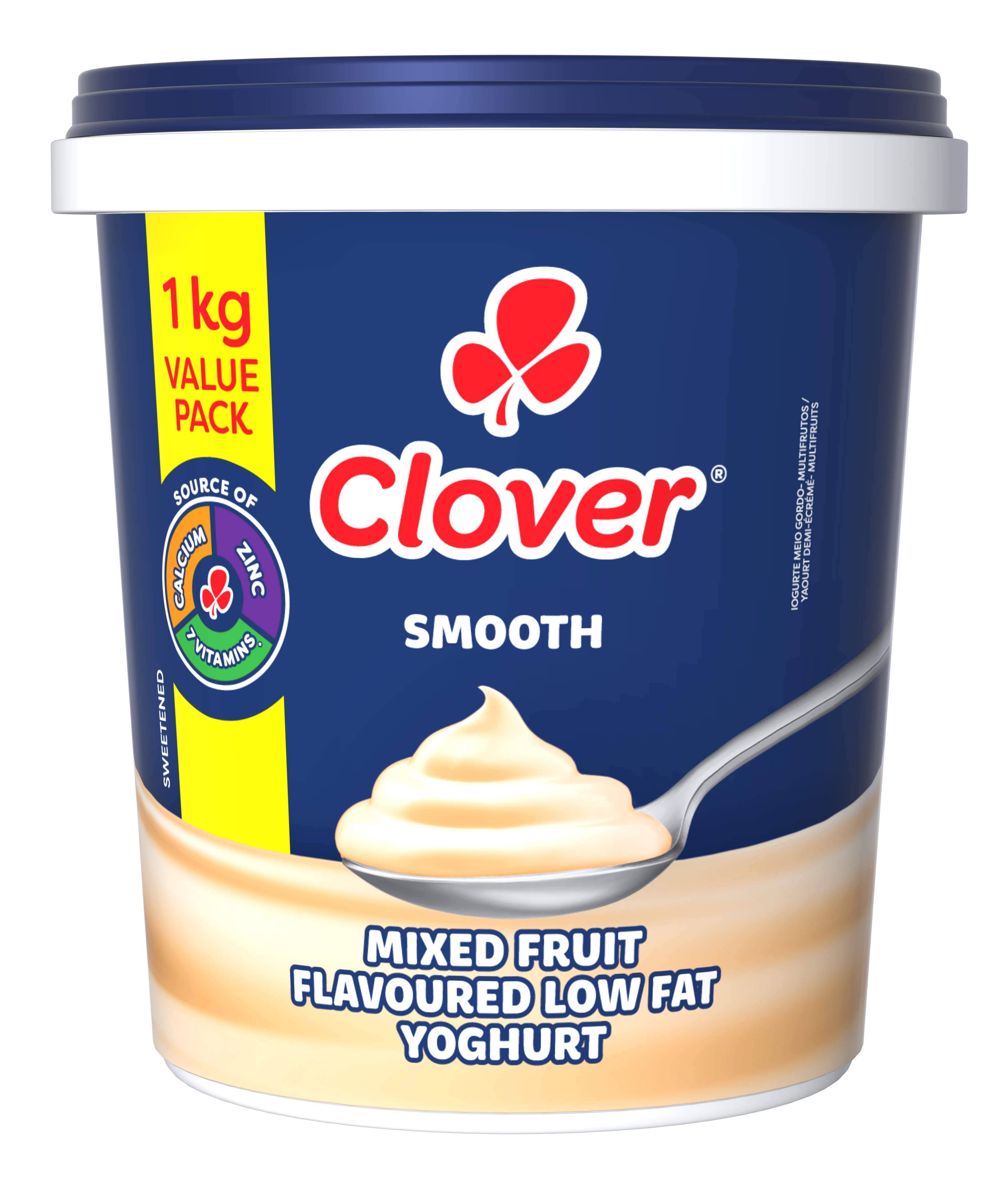 Clover Yog Smooth Straw Apric Mix F 6-pack