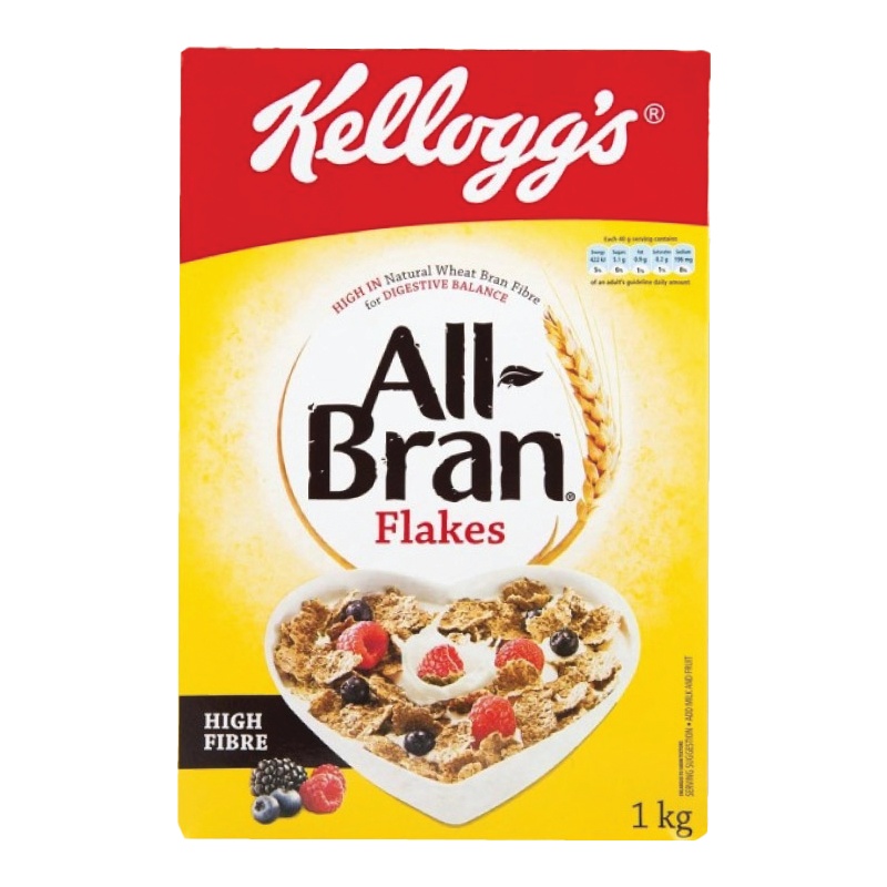 Kelloggs All Bran Flakes 1kg