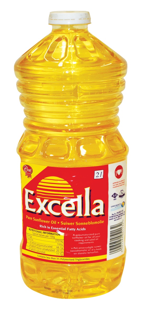 Excella Cooking Oil Pure Sunflower 2l
