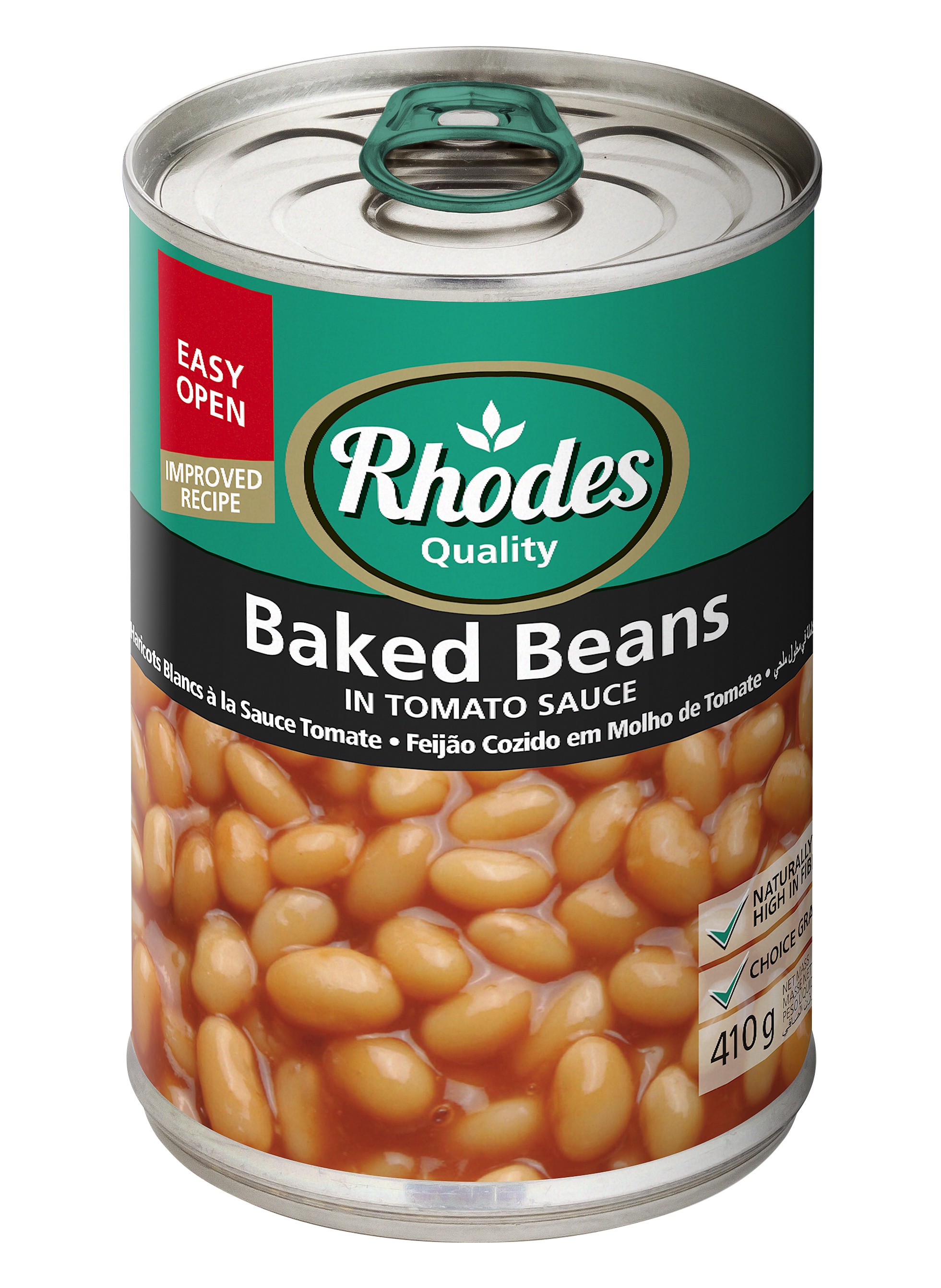 Rhodes Vegetable Baked Beans In Tomato Sauce 410G