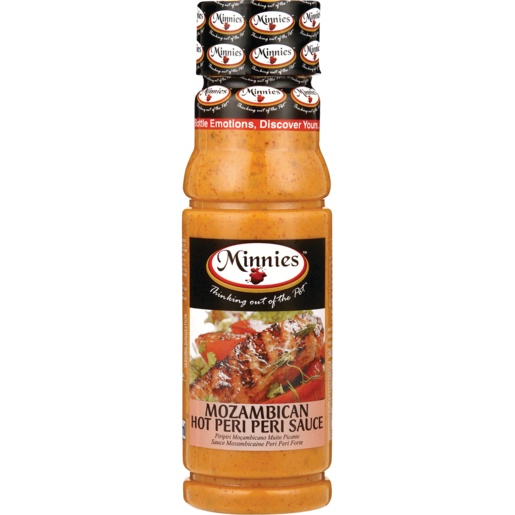 Minnies Sauce Moc. Peri Hot 250ml