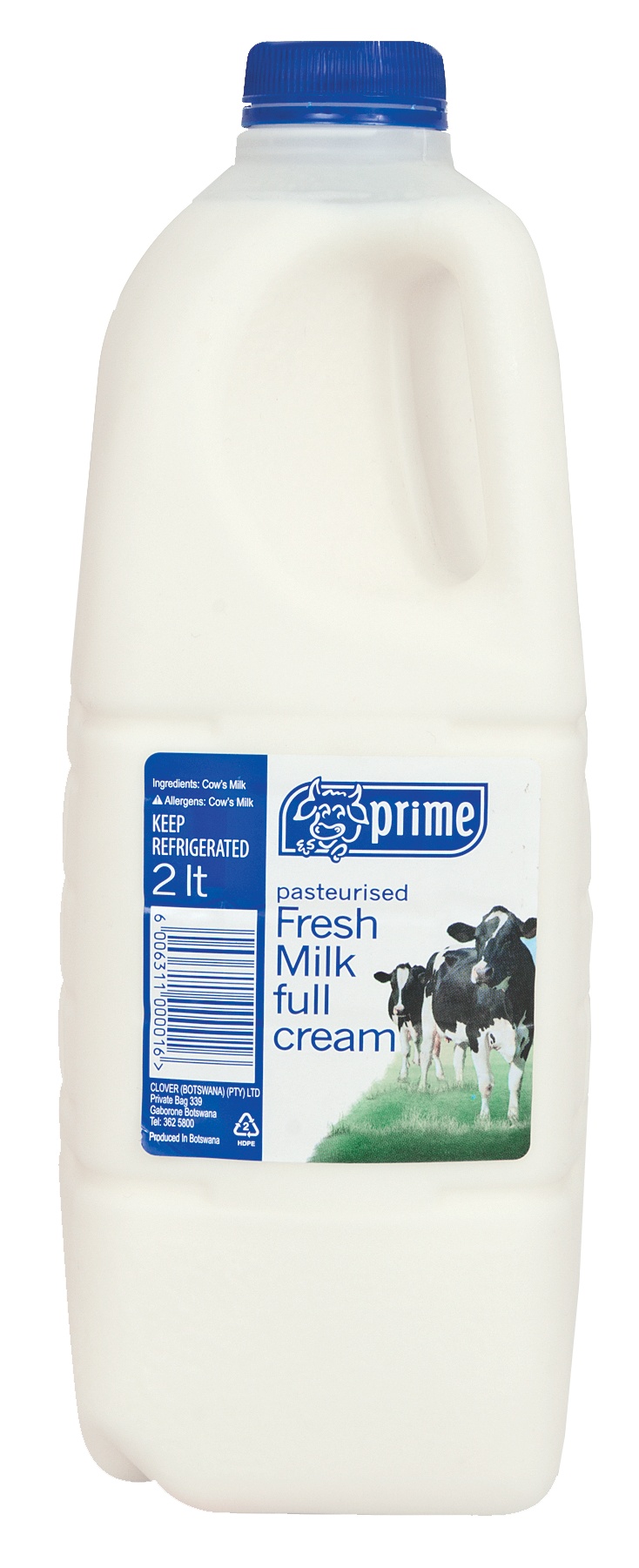 Prime Dairy Milk Fresh Full Cream Plastic 2L