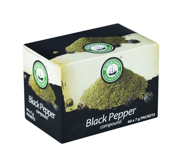 Robertsons Spice Env Pepper Black 7g