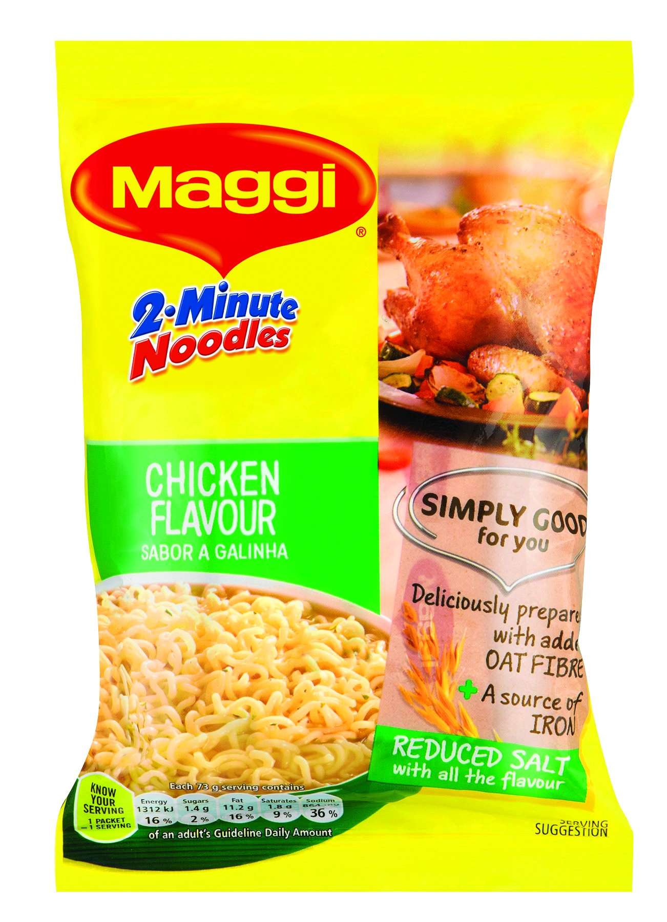 Maggi Noodles M/Pack 68G Chicken 5'S