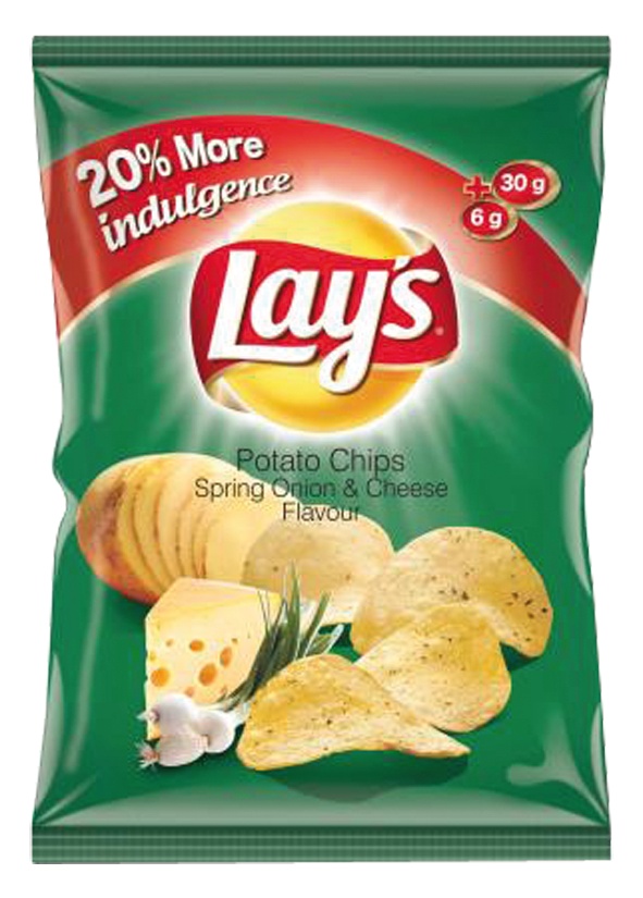 Lays Chips Spring Onion & Cheese 105G