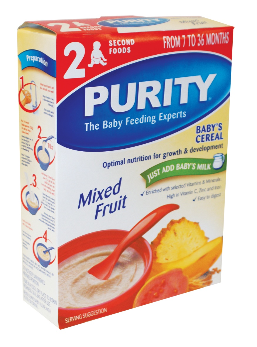 Purity Meal Pouch Mix Fruit Oats 110ml