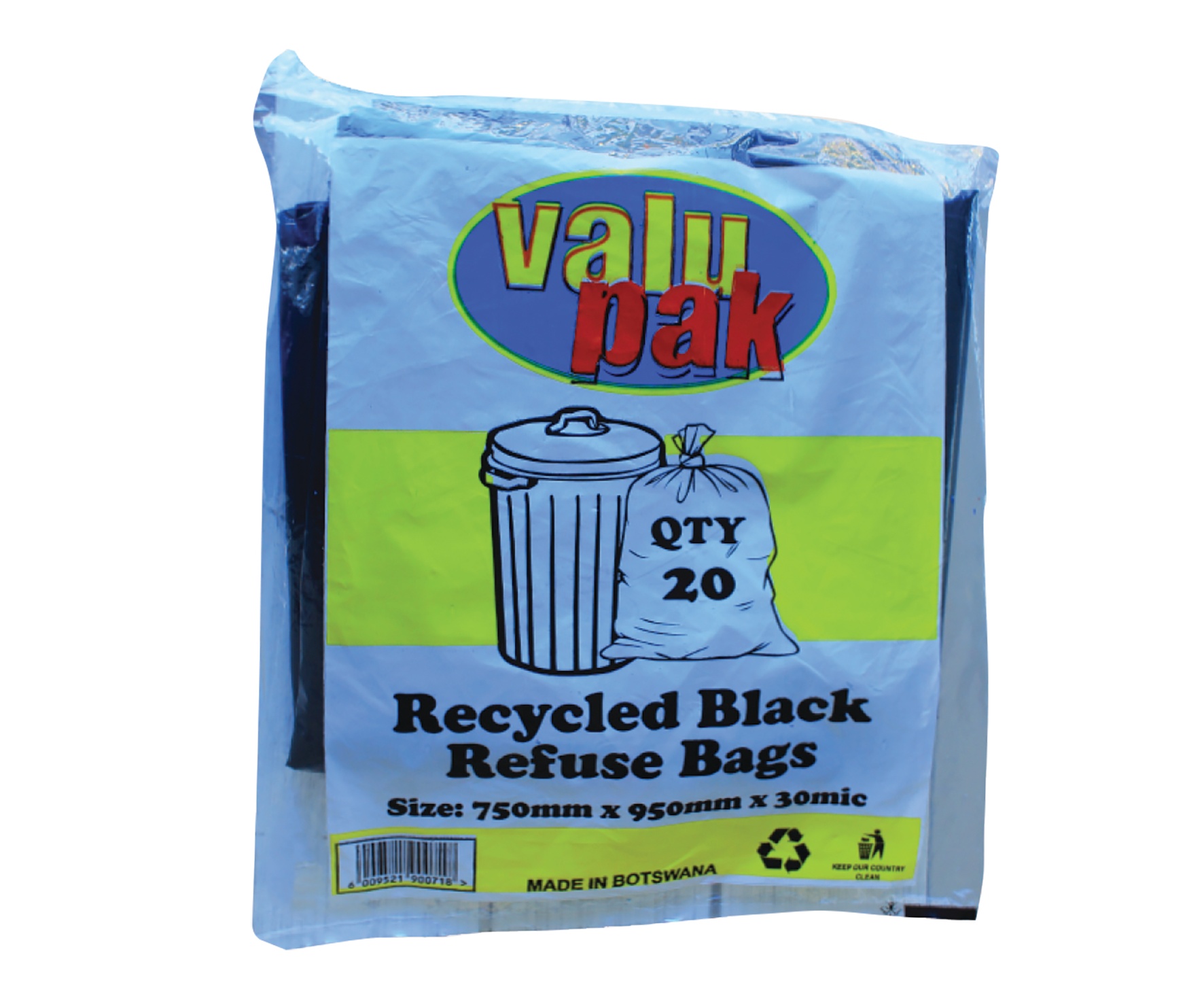 Valupak Refuse Bag 20'S
