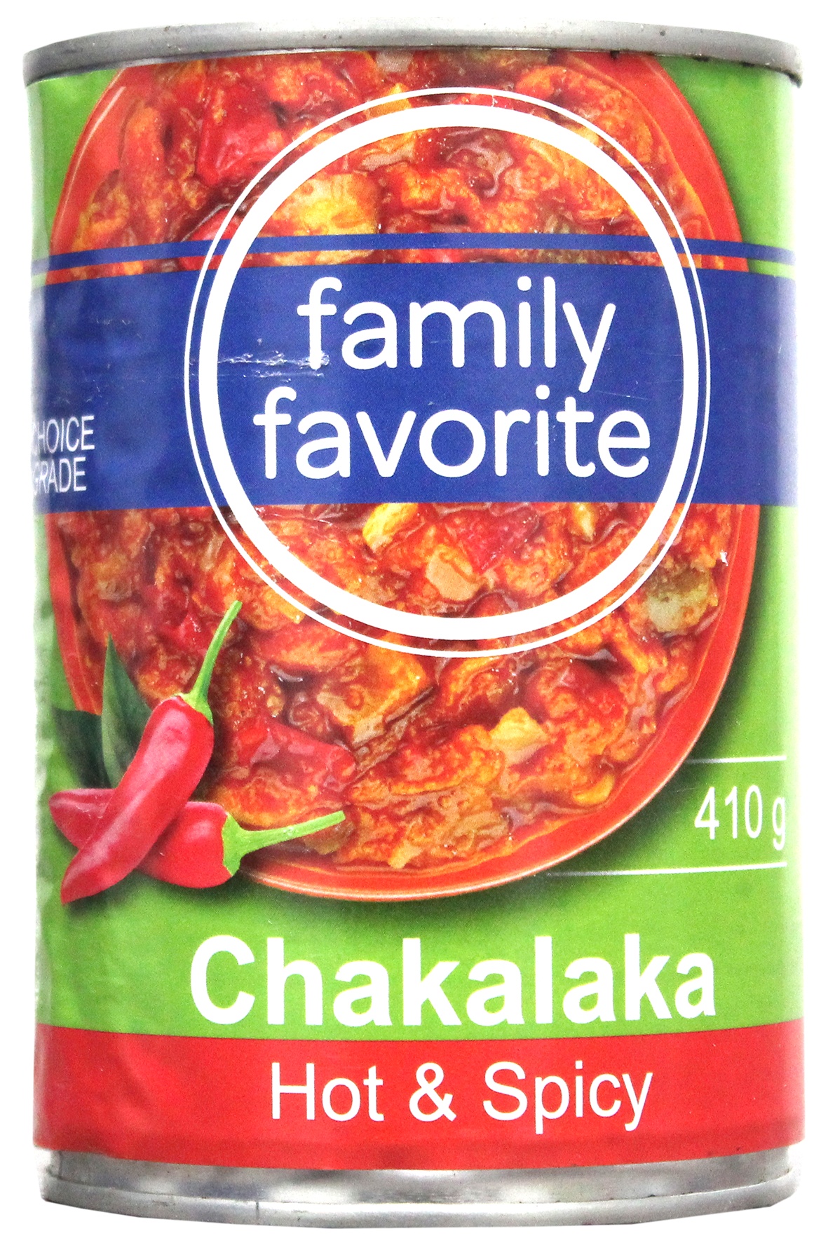 Family Favorite Vegetable Chakalaka Hot & Spicy 410Gr