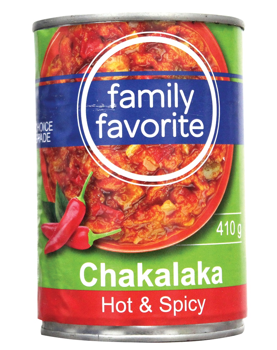 Family Favorite Vegetable Chakalaka Mild & Spicy 410Gr