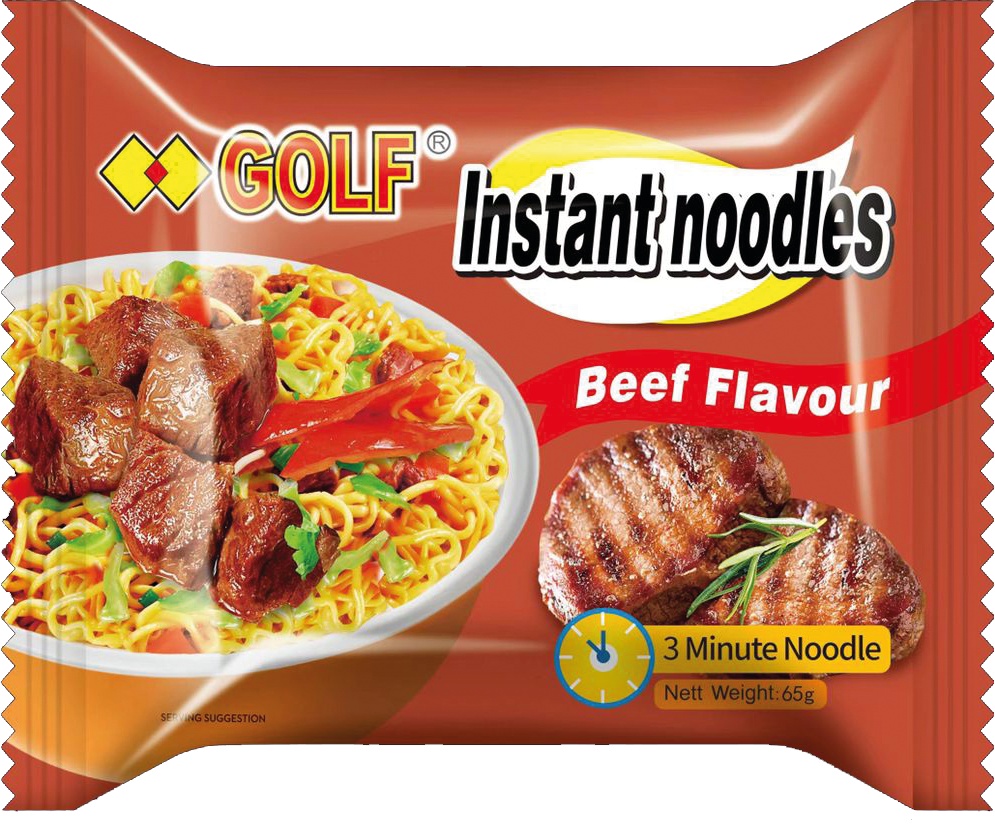 Golf Instant Noodles 5S Beef 0Ea