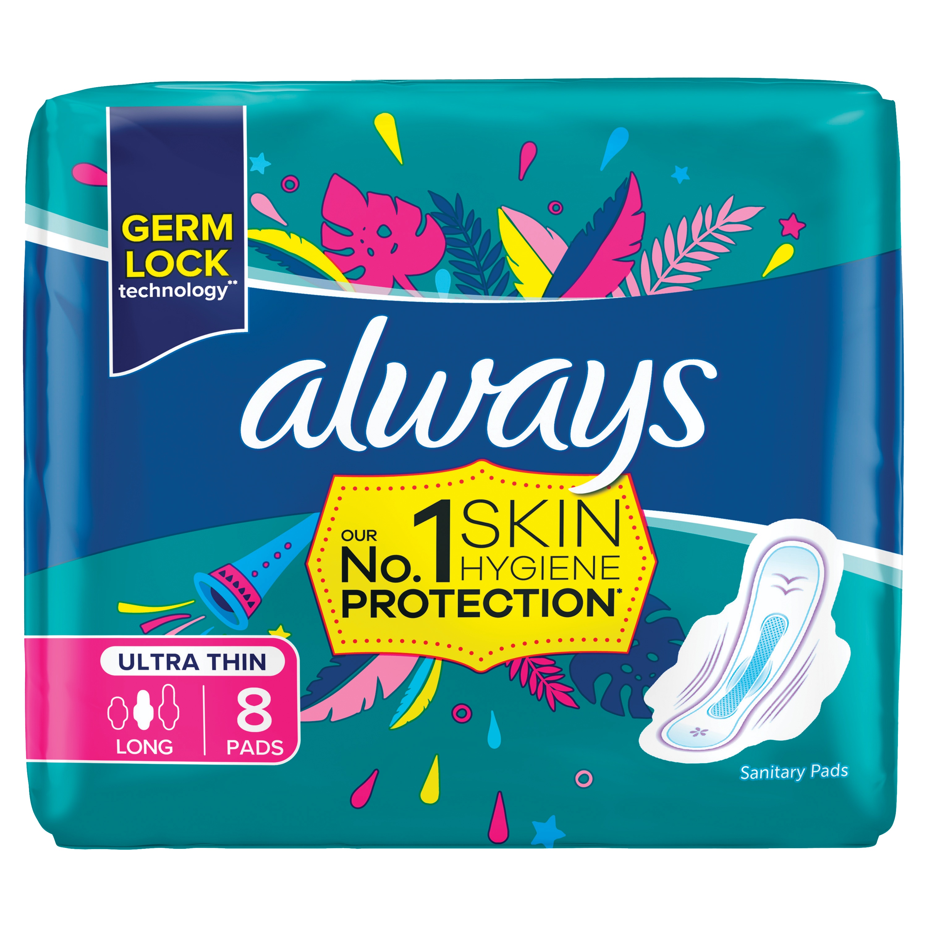 Always Pads Thick Mesh Non Wings Night 8s