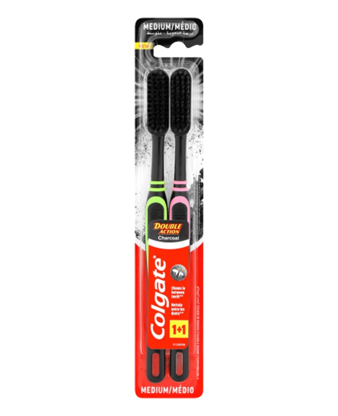 Colgate Double Action Char Tbr Twin Pack 2S